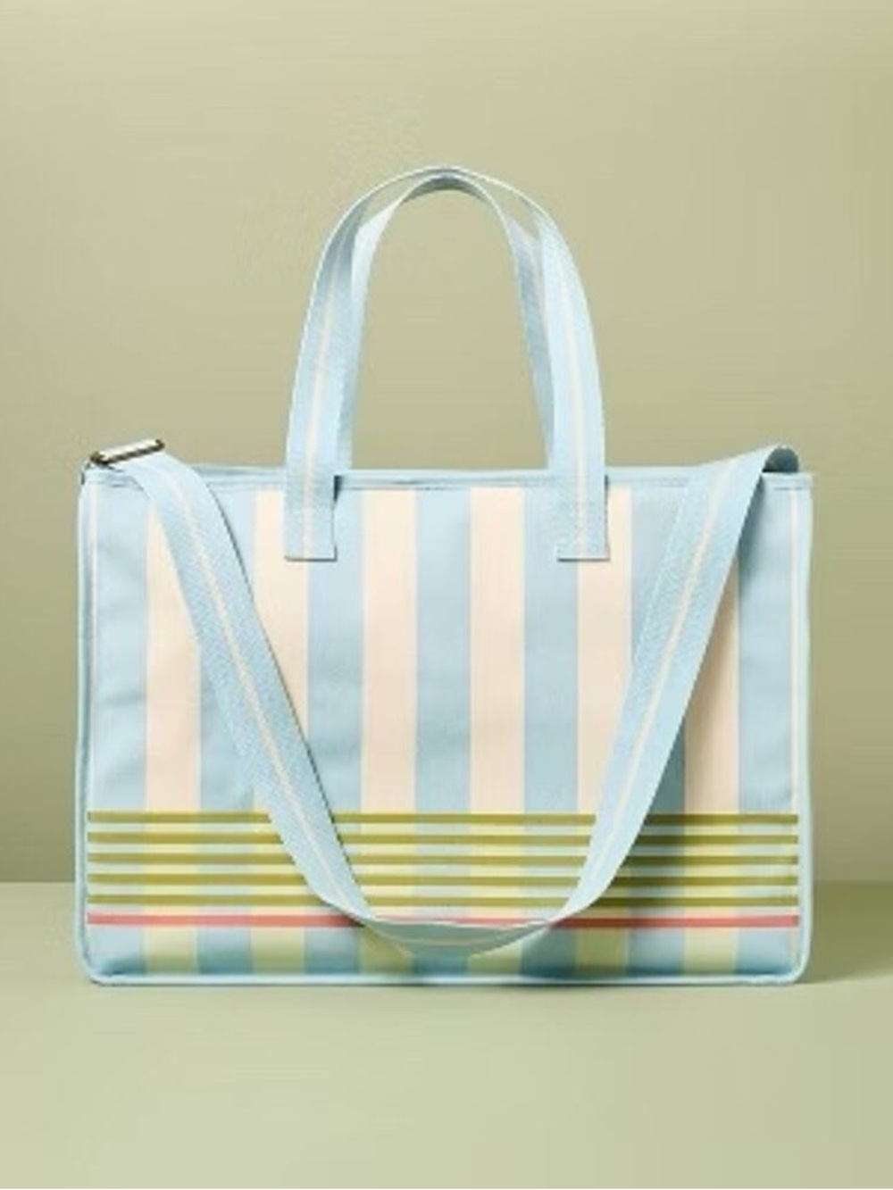 Hearth & Hand Magnolia Oversized Striped Tote Bag